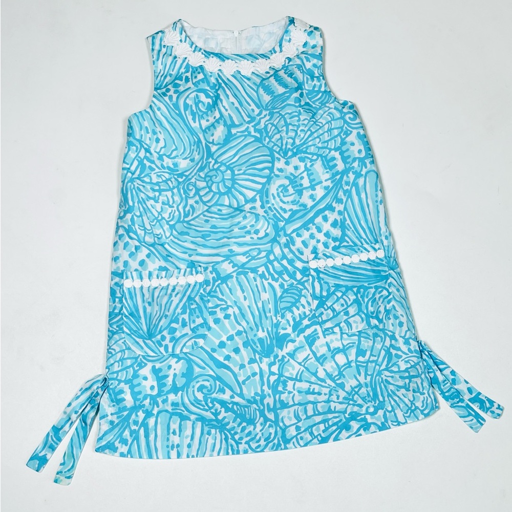 Lilly Pulitzer Blue and White Kids Dress